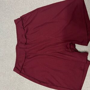Women's Burgundy Shorts